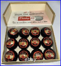 NEW Dunlop Sixty Five Recessed Golf Balls 1 Dozen With Box