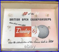 NEW Dunlop Sixty Five Recessed Golf Balls 1 Dozen With Box