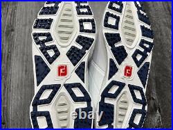 NEW FootJoy Pro SL Golf Shoes White Navy Red Leather, 11 M, New In Box NEW FootJoy Pro SL Golf Shoes White Navy Red Leather, 11 M, New In Box