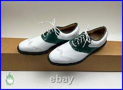 NEW Footjoy Icon White/Green Men's Golf Shoes Size US 8.5 NO BOX