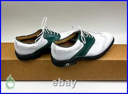 NEW Footjoy Icon White/Green Men's Golf Shoes Size US 8.5 NO BOX