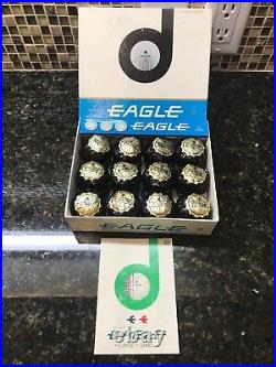NEW Full Dozen Box Vintage Golf Balls Bridgestone Eagle Individually Wrapped