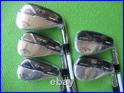 NEW IN BOX Callaway FORGED iron set. 7-AW. NIPPON ZELOS Shafts