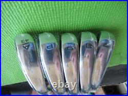 NEW IN BOX Callaway FORGED iron set. 7-AW. NIPPON ZELOS Shafts