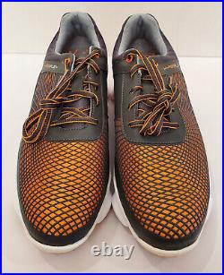 NEW IN BOX! FootJoy HyperFlex 9.5 Medium Men's Golf Shoes 51015 Grey / Orange