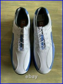 NEW IN BOX! Footjoy Tour Contour Mens sz US 10.5 M Blue White Golf Shoe 54102