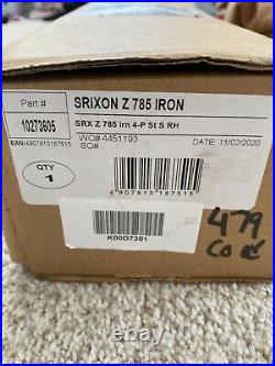 NEW IN BOX Srixon Z 785 Irons 4-PW Nippon Modus3 Tour 120 Stiff