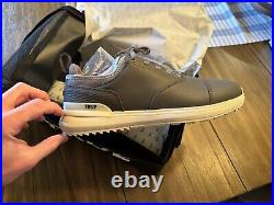 NEW IN BOX True Linkswear Lux Tour Golf shoes Men's 11.5 Heritage Gray Leather