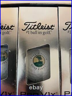 NEW Pebble Beach box Titleist Pro V1X 12 balls