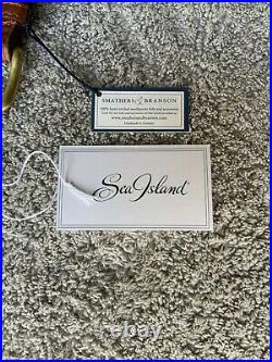 NEW Sea Island Golf Club Belt Size 38 Smathers & Branson Needlepoint With Box