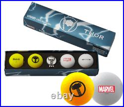 NEW Volvik VIVID Marvel Limited Edition Golf Ball Gift Packs 5 Boxes