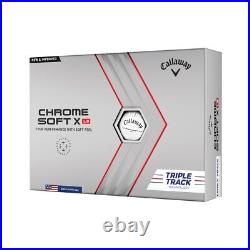 NEW in Box 12 dozen Callaway Chrome Soft X LS Golf Balls with Triple Track