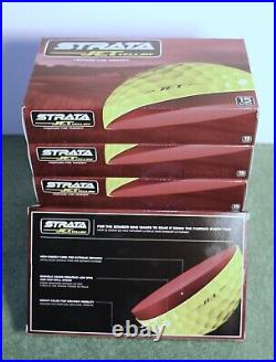 NEW in Boxes STRATA Jet Yellow Golf Balls 6 Boxes 15 Balls Each (90 Balls)