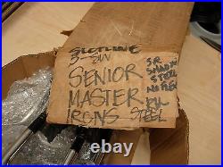 = NIB (Slotline Box) 1990's Slotline Senior Master 3-SW Senior Shadow Steel