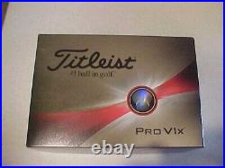 New 2023 6 Dozen (72 Golf Balls) Titleist White Pro V1x Golf Balls No Logos V1 X