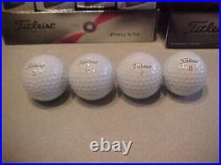 New 2024 6 Dozen (72 Golf Balls) Titleist White Pro V1x Golf Balls High Numbers