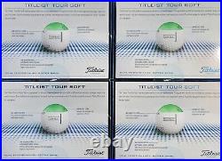 New 4 Dozen 48 Golf Balls Titleist White Tour Soft Golf Balls No Logos In Box