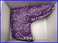New Bettinardi Golf Purple Fat Cat With Cheese Blade Cover - In Box