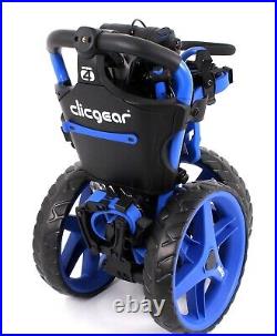 New Clicgear Model 4.0 Golf Push Cart Blue IN STOCK In The Box Unopened
