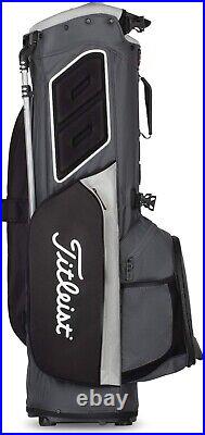 New In Box 2023 Titleist Players 4 Plus Golf Stand Bag Charcoal Black Gray