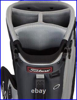 New In Box 2023 Titleist Players 4 Plus Golf Stand Bag Charcoal Black Gray