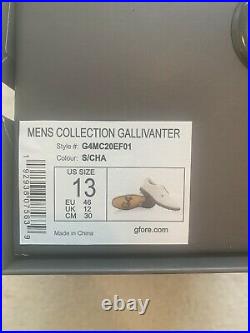 New In Box G Fore Golf Shoes 13 Snow (white) And Charcoal