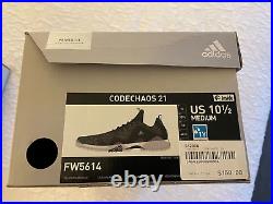 New In Box Men's Adidas Codechaos 21 Golf Shoes, Size 10.5 Style Fw5614