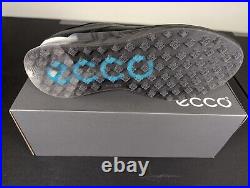 New In Box Men's Ecco Golf S-three Shoes, Color Black, Size 12-12.5