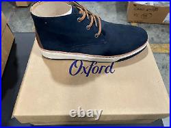 New In Box Oxford Golf Men's Boots, Size 10 Medium (navy Blue)