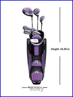 New In Box Women's 13 Piece Complete Golf Club Set Graphite/Steel Right Handed