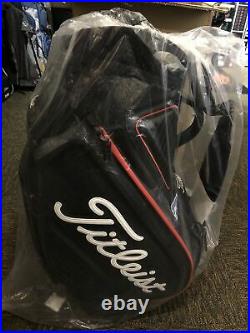 New In Plastic And Box 2021 Titleist Jet Black Staff Tour Golf Bag Ready To Ship