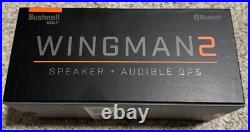 New In Sealed Box Bushnell Wingman 2 Golf Audible GPS + Bluetooth Speaker