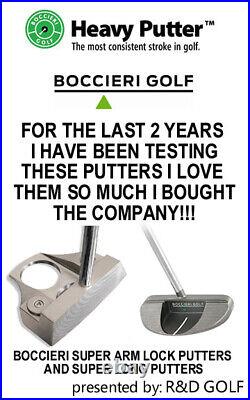 New Lh A3-m Boccieri Golf Long Putter For 48+ Long Putters Heel Shaft New Lh A3-m Boccieri Golf Long Putter For 48+ Long Putters Heel Shaft