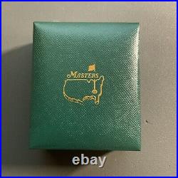 New! Masters Golf Augusta National Yellow Pin Flag Cufflinks Gift RARE Box