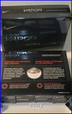 New Nike Vapor Black 2.0 Golf Balls 2 Dozen Rare and Collectible (2 boxes)