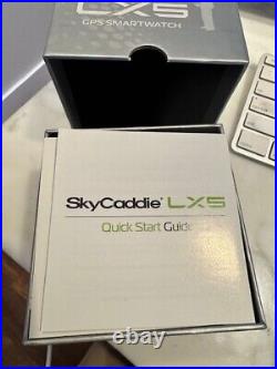 New Sky Golf SkyCaddie LX5 GPS Watch Black NEW IN BOX New Sky Golf SkyCaddie LX5 GPS Watch Black NEW IN BOX
