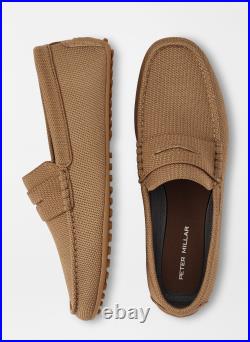 New Without Box Peter Millar Golf Cruise Knit Driver Shoes Mens Size 11 Scotch