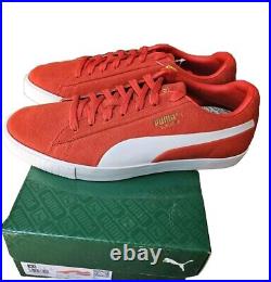 New in Box 75th Anniversary PUMA FUSION SUEDE GOLF SHOES, DS, RED, PUMA, Sz 10.5