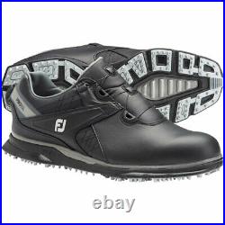 New in Box Footjoy Pro SL BOA Men's Golf Shoes, Style #53849, Black