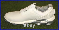 New in Box Footjoy Tour Alpha BOA Golf Shoes, White / Grey, 9.5 Medium, 55544