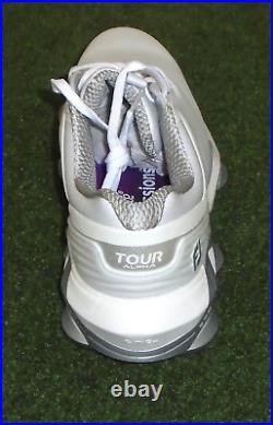 New in Box Footjoy Tour Alpha Golf Shoes, White / Silver, 9.5 Medium, 55543