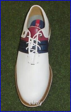 New with Box Footjoy Dryjoys Premiere Packard Men's Golf Shoes, White, 8 Med 53909