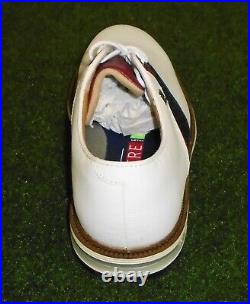 New with Box Footjoy Dryjoys Premiere Packard Men's Golf Shoes, White, 8 Med 53909
