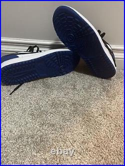 Nike Air Jordan 1 Low G Golf Shoes Black Blue Men Size 10 Without Box Top