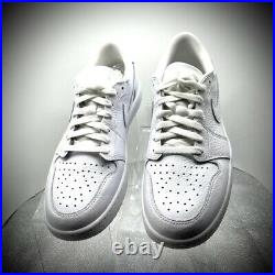 Nike Air Jordan 1 Low Golf Triple White DD9315-101 Men's Size 9.5 New In Box