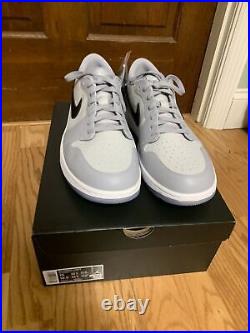Nike Air Jordan 1 Low Golf Wolf Grey Black DD9315-002 Men's Size 15 New In Box