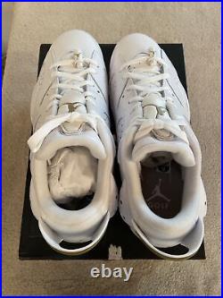 Nike Air Jordan Retro 6 G White/Khaki Golf Shoes Size 12 Brand New withBox RARE