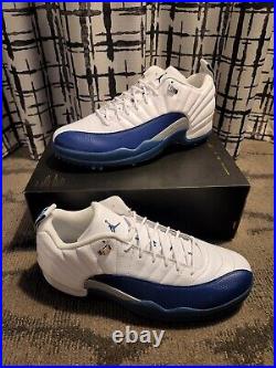 Nike Air Jordan XII 12 Low Golf French Blue DH4120-101 Size 14 New In Box No Lid