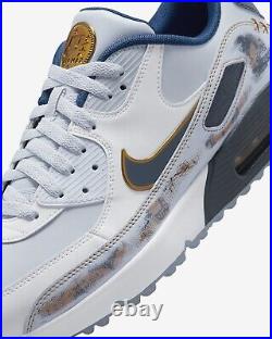 Nike Air Max 90 G NRG Golf Shoes'Pure Platinum' Size 8 Mens New With Box