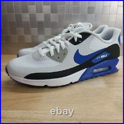 Nike Air Max 90 G TB Golf Mens 12.5 Spikeless White Blue DX5999-141 No Box Lid Nike Air Max 90 G TB Golf Mens 12.5 Spikeless White Blue DX5999-141 No Box Lid